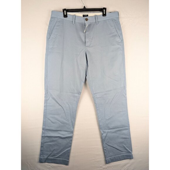 J.Crew Pants Mens 35x32 Light Blue Straight Fit Chino - Picture 1 of 5